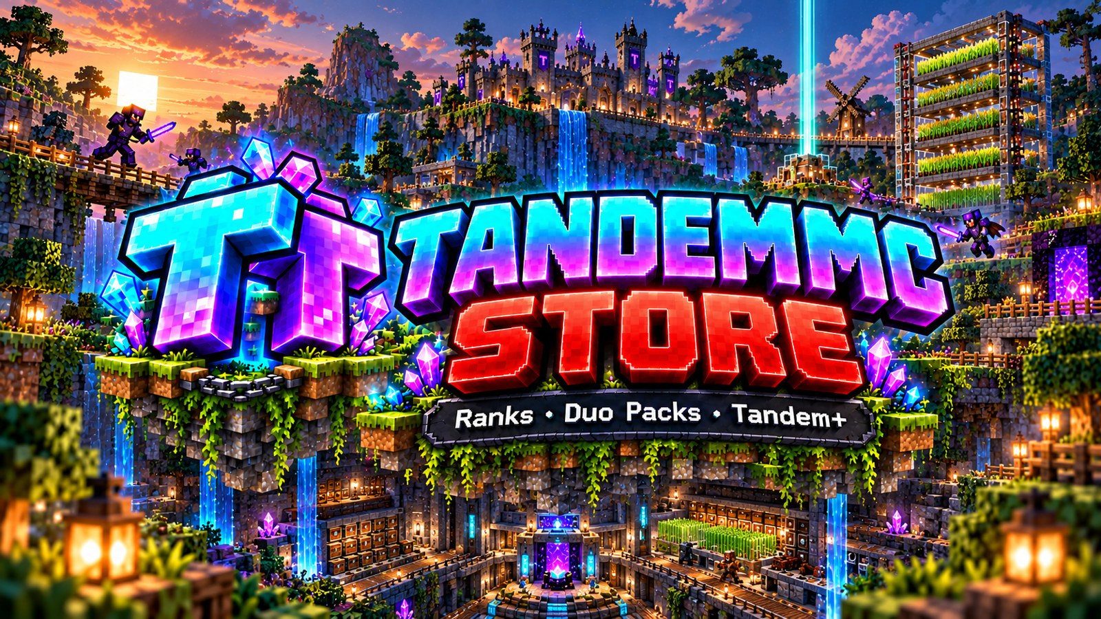 TandemMC Store: ranks, Duo Packs and Tandem+